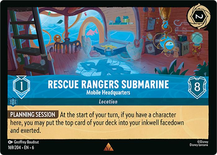 Rescue Rangers Submarine - Mobile Headquarters (169/204) [Azurite Sea] | Fandemonia Ltd