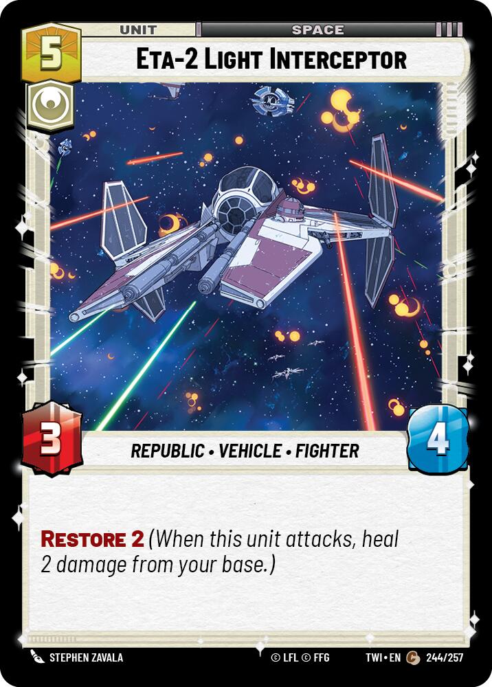 ETA-2 Light Interceptor (244/257) (244/257) [Twilight of the Republic] | Fandemonia Ltd