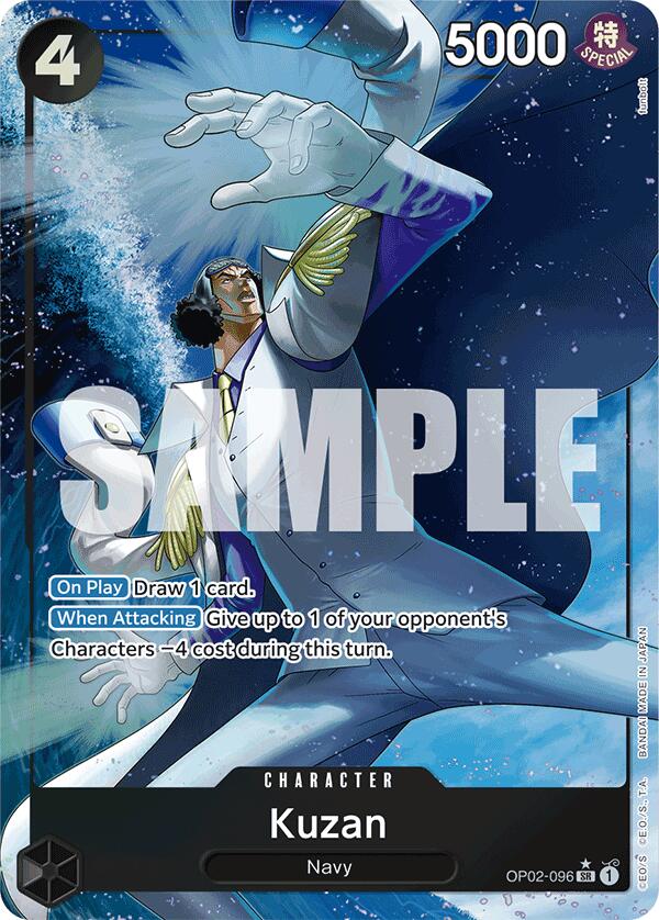 Kuzan (OP02-096) (Alternate Art) [Premium Booster -The Best-] | Fandemonia Ltd
