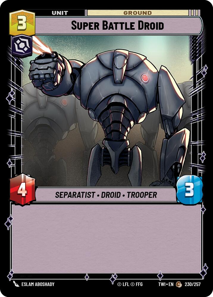 Super Battle Droid (230/257) (230/257) [Twilight of the Republic] | Fandemonia Ltd