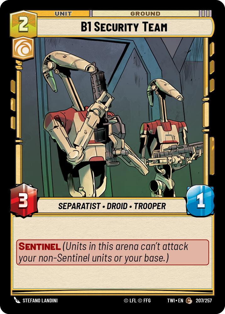 B1 Security Team (207/257) (207/257) [Twilight of the Republic] | Fandemonia Ltd