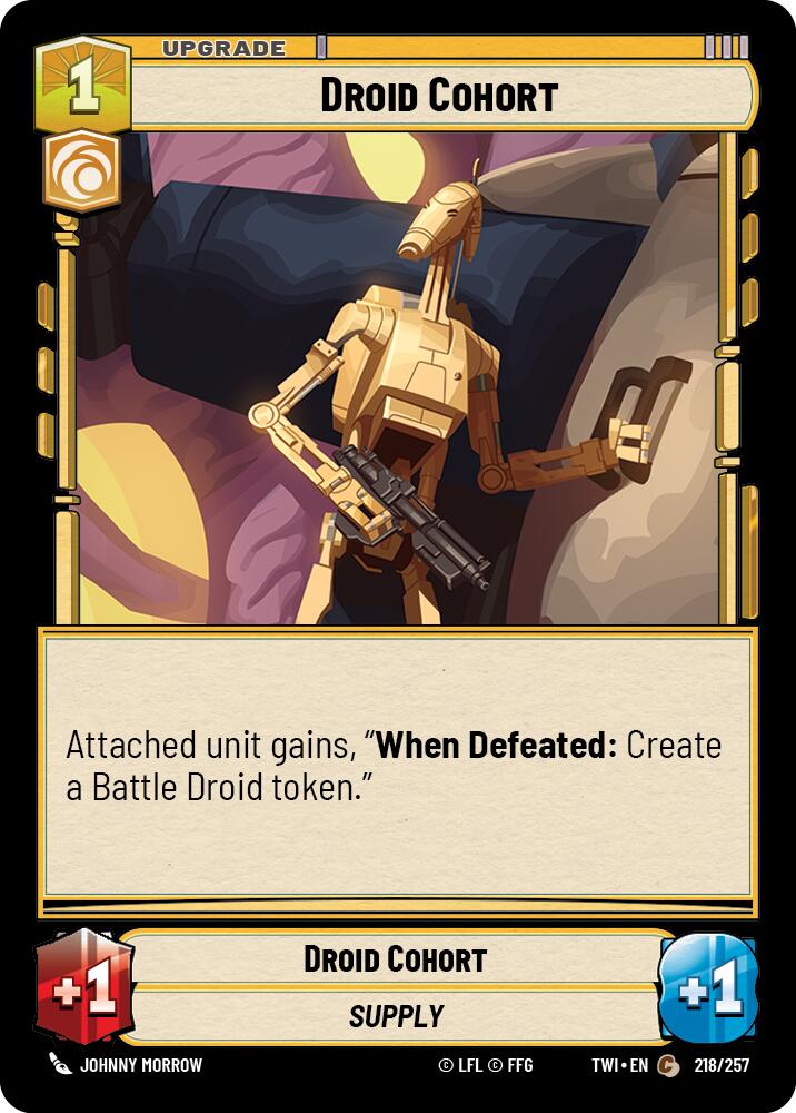 Droid Cohort (218/257) (218/257) [Twilight of the Republic] | Fandemonia Ltd