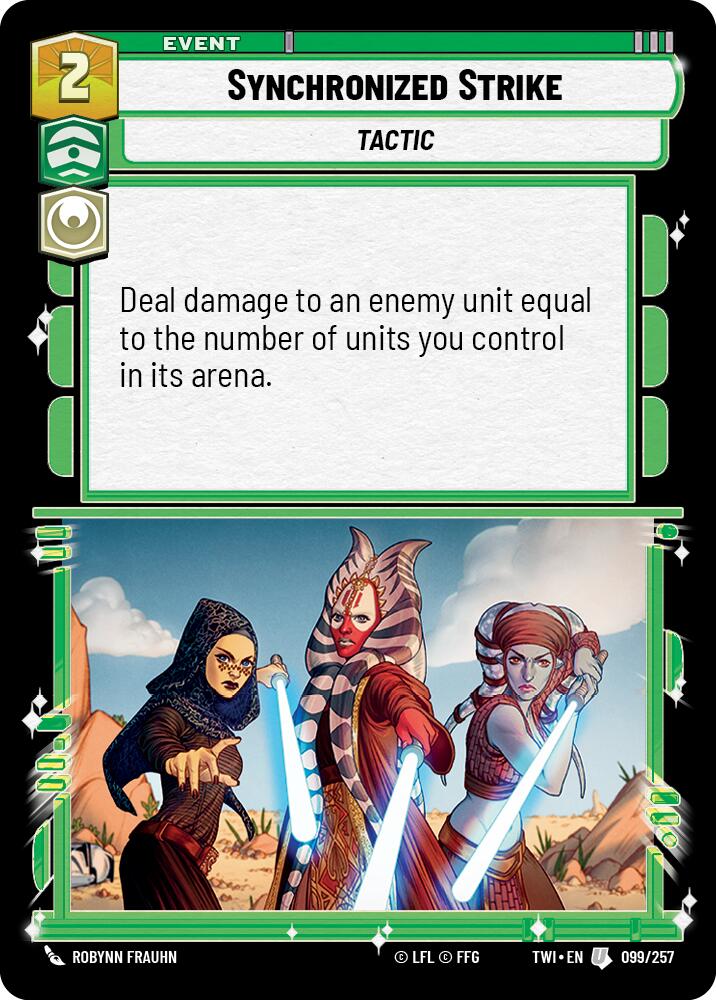 Synchronized Strike (099/257) (099/257) [Twilight of the Republic] | Fandemonia Ltd