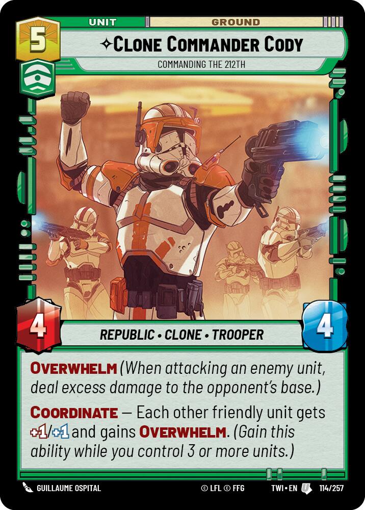 Clone Commander Cody - Commanding the 212th (114/257) (114/257) [Twilight of the Republic] | Fandemonia Ltd