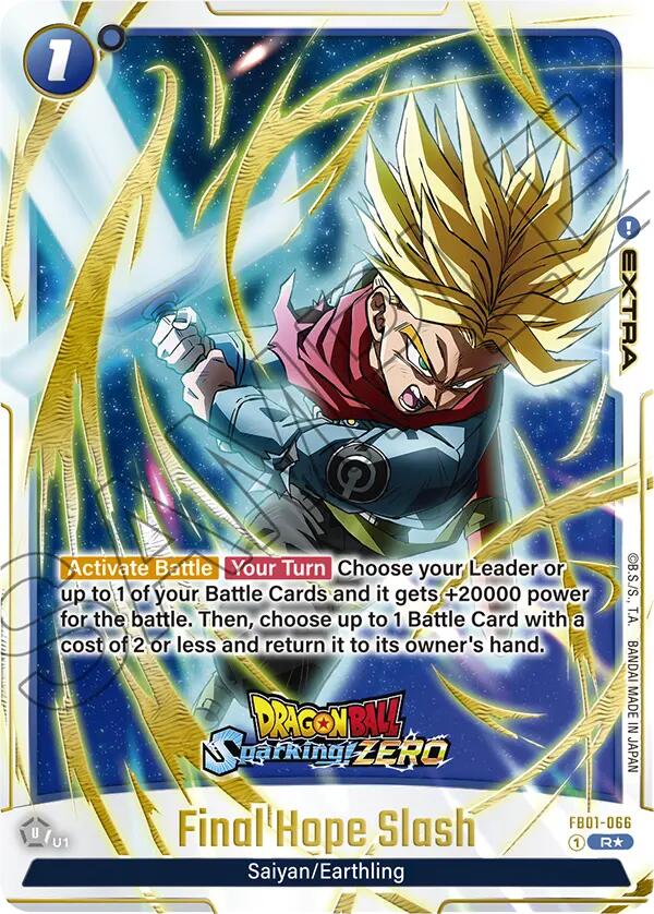 Final Hope Slash (Dragon Ball Sparking! ZERO) [Fusion World Promotion Cards] | Fandemonia Ltd