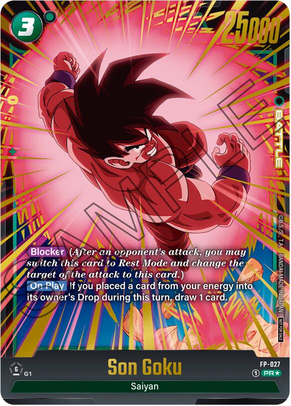 Son Goku (FP-027) (Gold) [Fusion World Promotion Cards] | Fandemonia Ltd