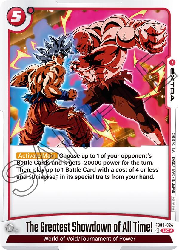 The Greatest Showdown of All Time! (Tournament Pack 04) [Tournament and Championship Promos] | Fandemonia Ltd