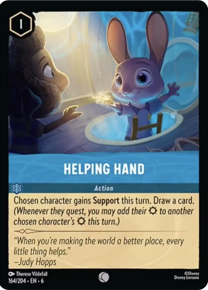 Helping Hand (164/204) [Azurite Sea] | Fandemonia Ltd