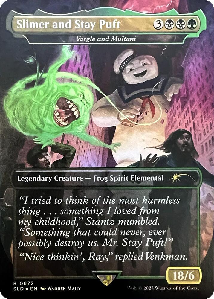 Slimer and Stay Puft - Yargle and Multani [Secret Lair Drop Series] | Fandemonia Ltd