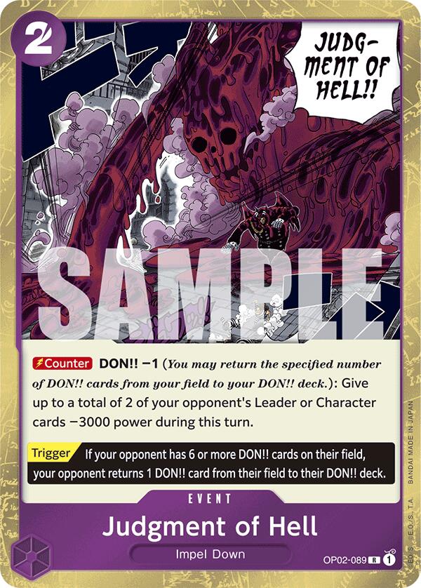 Judgment of Hell (Jolly Roger Foil) [Premium Booster -The Best-] | Fandemonia Ltd