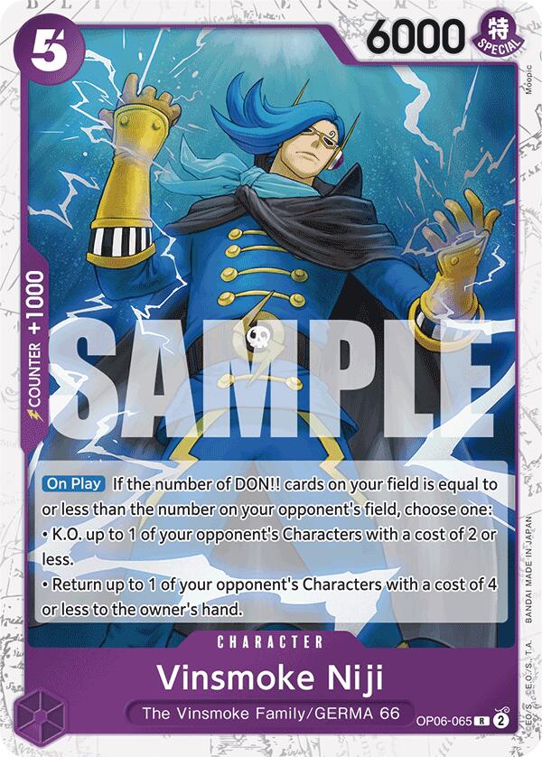 Vinsmoke Niji (OP06-065) (Jolly Roger Foil) [Premium Booster -The Best-] | Fandemonia Ltd