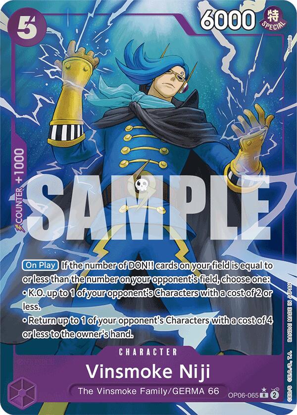 Vinsmoke Niji (OP06-065) (Full Art) [Premium Booster -The Best-] | Fandemonia Ltd