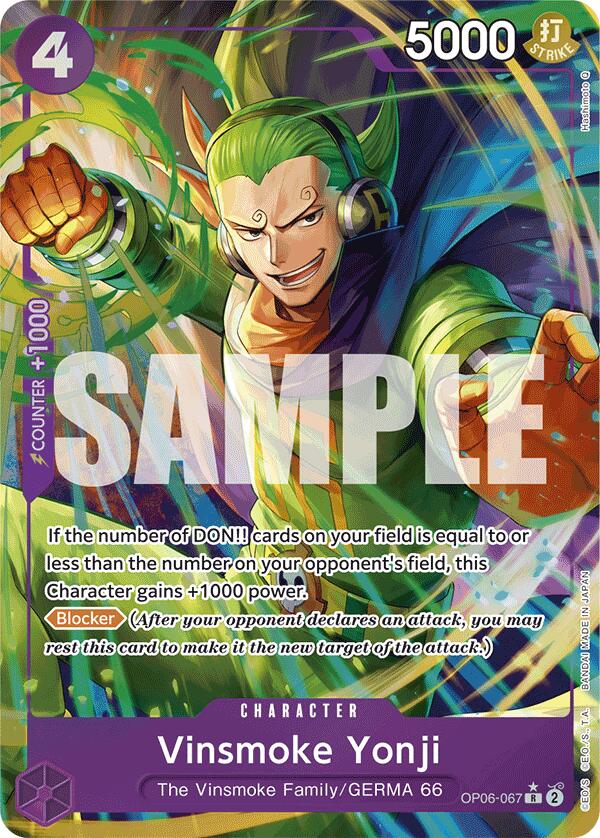 Vinsmoke Yonji (OP06-067) (Alternate Art) [Premium Booster -The Best-] | Fandemonia Ltd