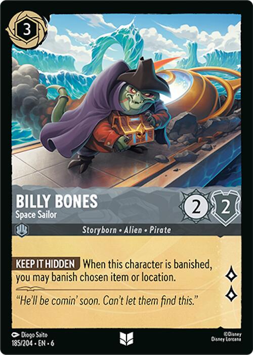 Billy Bones - Space Sailor (185/204) [Azurite Sea] | Fandemonia Ltd