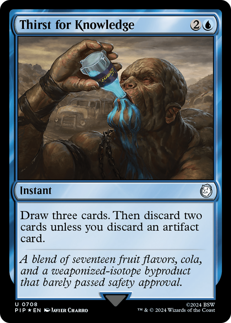 Thirst for Knowledge (Surge Foil) [Fallout] | Fandemonia Ltd