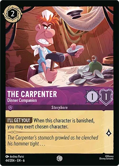 The Carpenter - Dinner Companion (44/204) [Azurite Sea] | Fandemonia Ltd