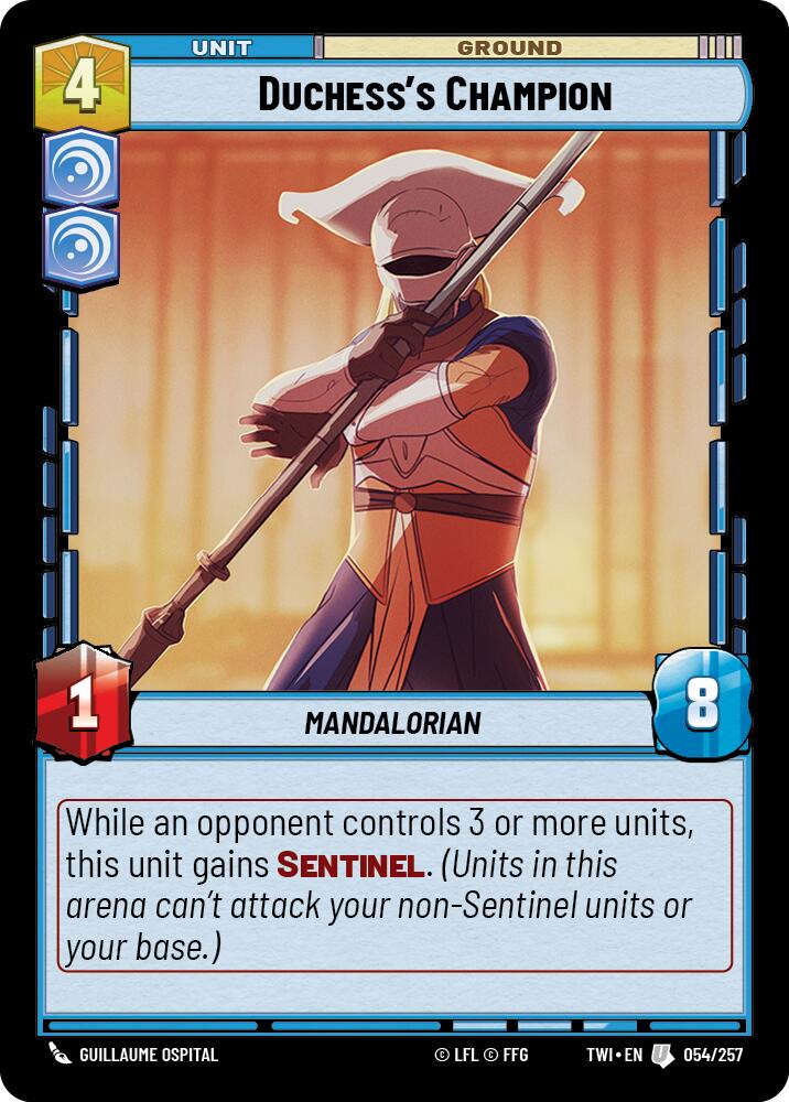 Duchess's Champion (054/257) (054/257) [Twilight of the Republic] | Fandemonia Ltd