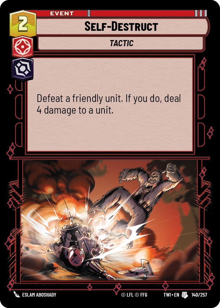 Self-Destruct (140/257) (140/257) [Twilight of the Republic] | Fandemonia Ltd