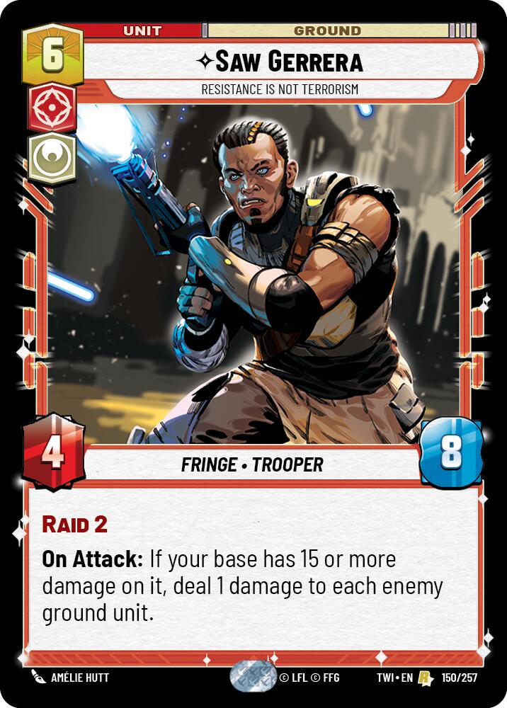 Saw Gerrera - Resistance is Not Terrorism (150/257) (150/257) [Twilight of the Republic] | Fandemonia Ltd