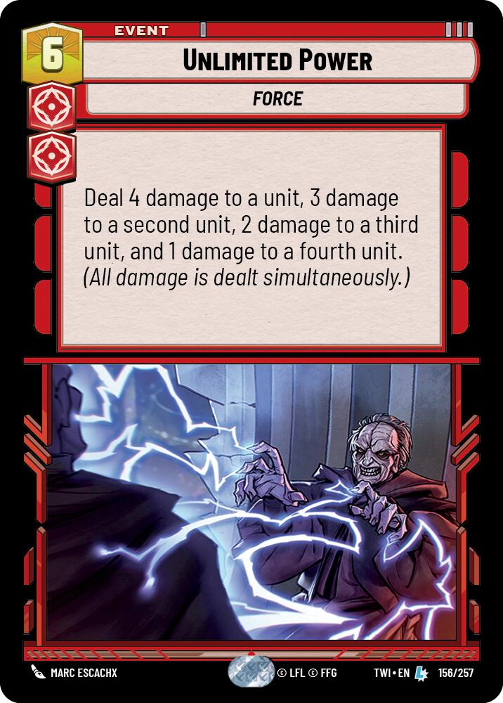 Unlimited Power (156/257) (156/257) [Twilight of the Republic] | Fandemonia Ltd
