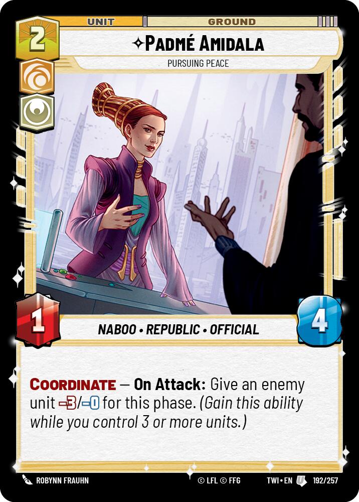 Padme Amidala - Pursuing Peace (192/257) (192/257) [Twilight of the Republic] | Fandemonia Ltd