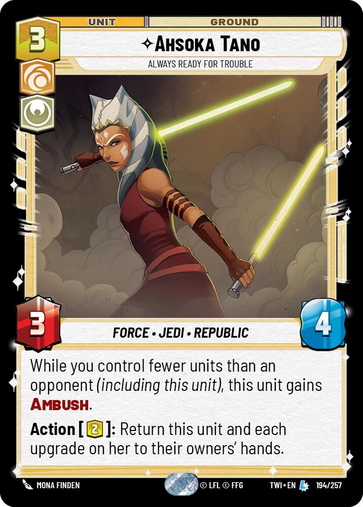 Ahsoka Tano - Always Ready For Trouble (194/257) (194/257) [Twilight of the Republic] | Fandemonia Ltd