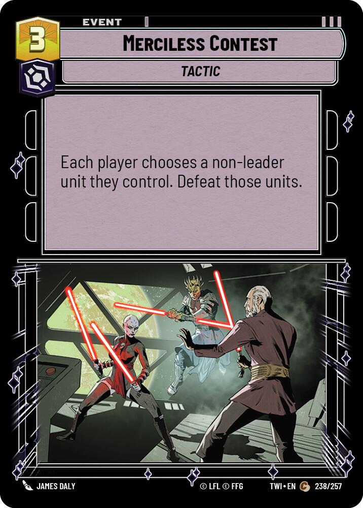 Merciless Contest (238/257) (238/257) [Twilight of the Republic] | Fandemonia Ltd