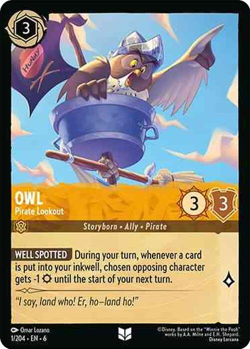 Owl - Pirate Lookout (1/204) [Azurite Sea] | Fandemonia Ltd