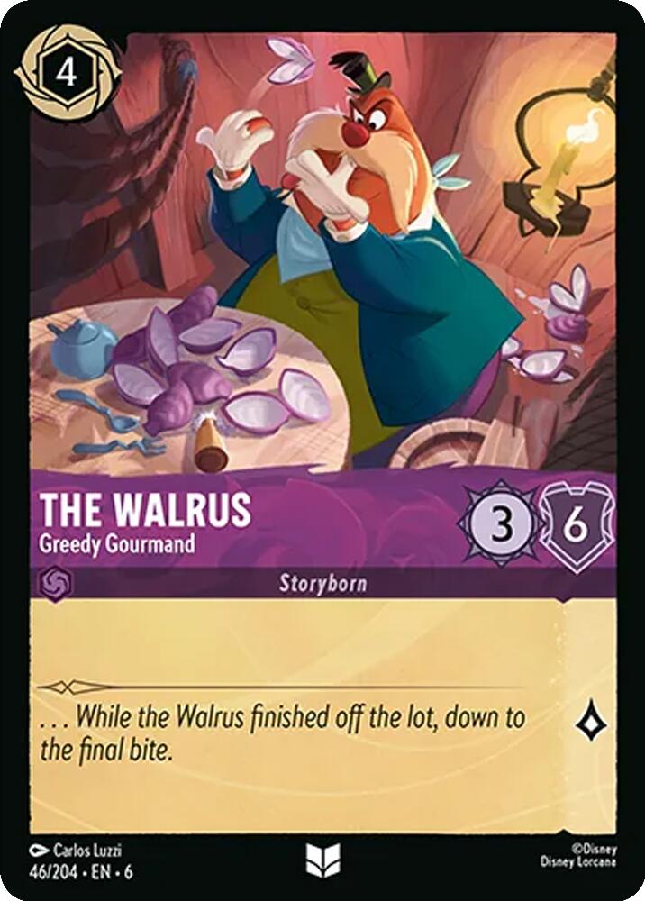 The Walrus - Greedy Gourmand (46/204) [Azurite Sea] | Fandemonia Ltd