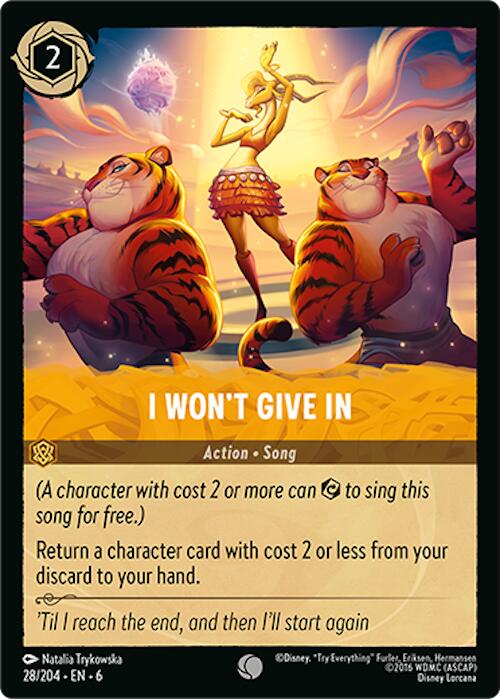 I Won't Give In (28/204) [Azurite Sea] | Fandemonia Ltd