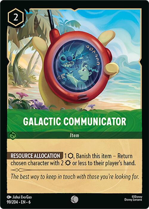 Galactic Communicator (99/204) [Azurite Sea] | Fandemonia Ltd