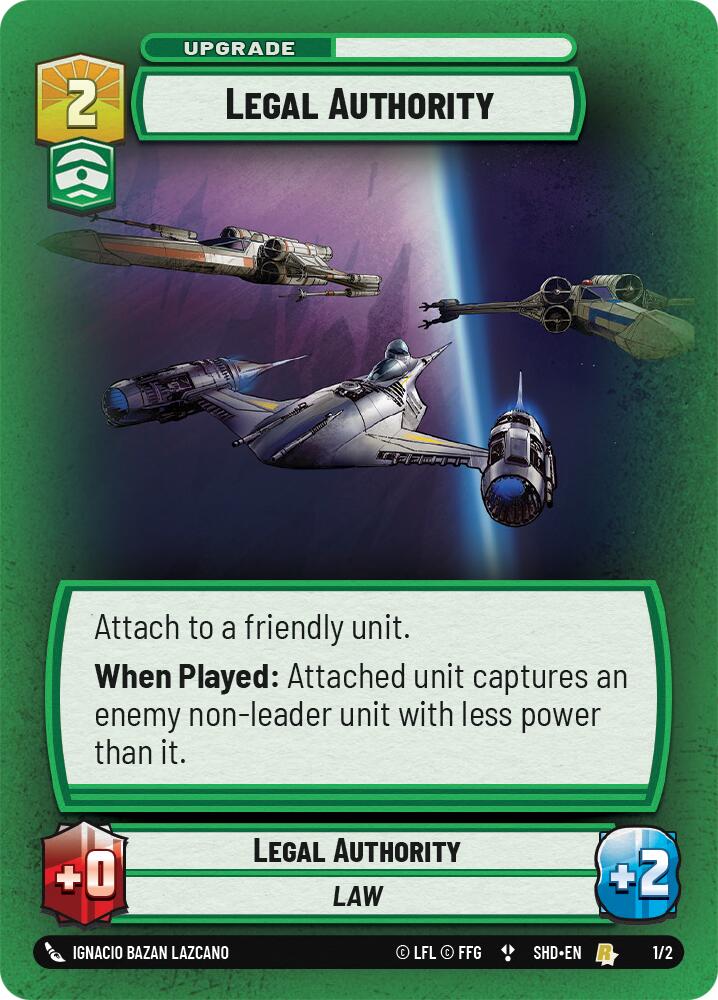 Legal Authority (1/2) (1/2) [Store Showdown Promos] | Fandemonia Ltd