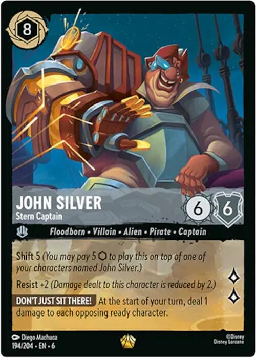 John Silver - Stern Captain (194/204) [Azurite Sea] | Fandemonia Ltd
