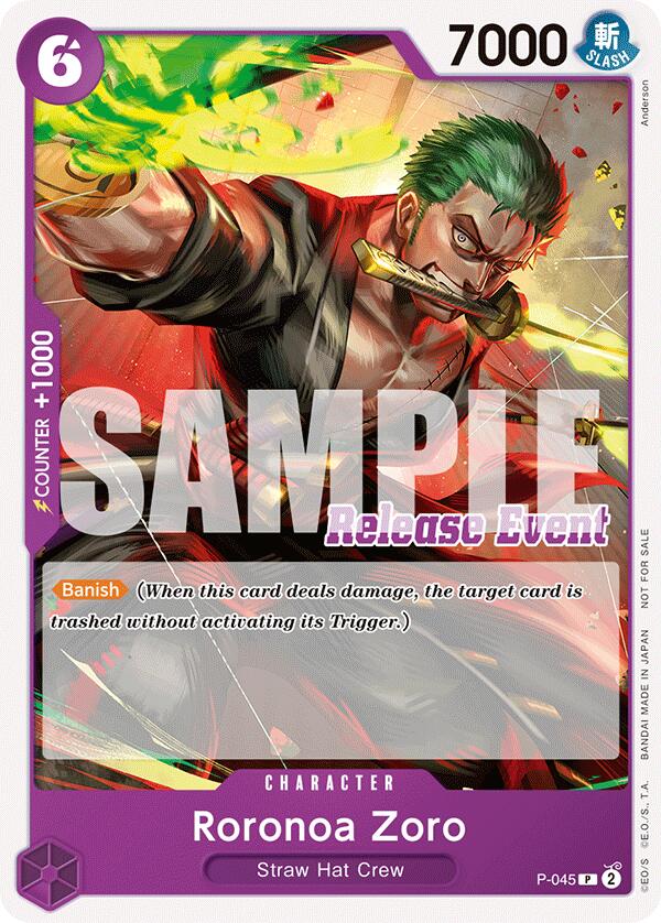 Roronoa Zoro (ST15 - ST20 Release Event Pack) [One Piece Promotion Cards] | Fandemonia Ltd