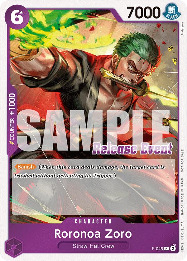Roronoa Zoro (ST15 - ST20 Release Event Winner Pack) [One Piece Promotion Cards] | Fandemonia Ltd