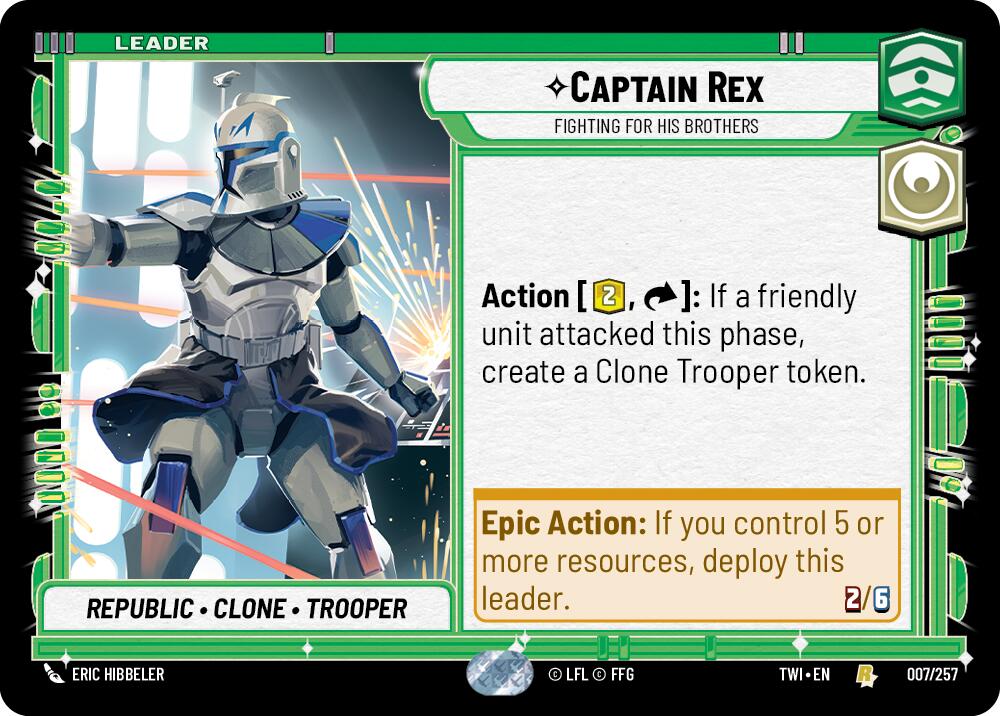 Captain Rex - Fighting For His Brothers (007/257) (007/257) [Twilight of the Republic] | Fandemonia Ltd