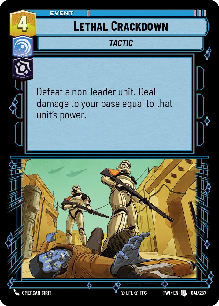 Lethal Crackdown (041/257) (041/257) [Twilight of the Republic] | Fandemonia Ltd