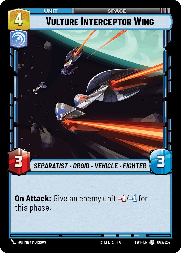 Vulture Interceptor Wing (063/257) (063/257) [Twilight of the Republic] | Fandemonia Ltd