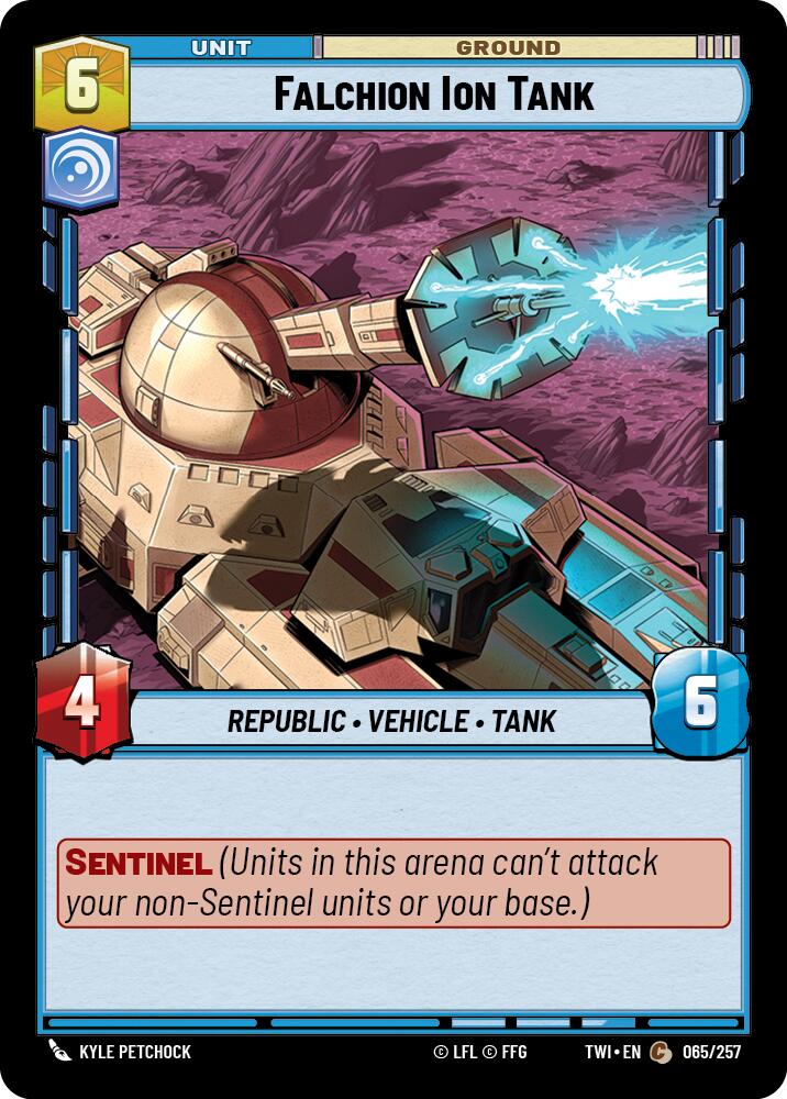 Falchion Ion Tank (065/257) (065/257) [Twilight of the Republic] | Fandemonia Ltd