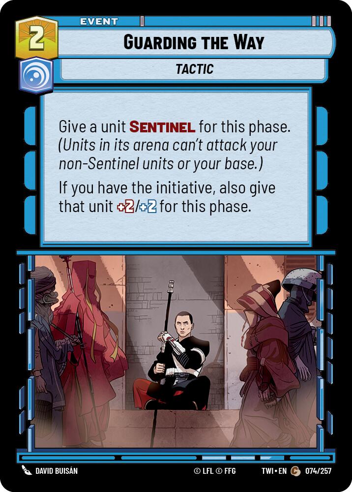 Guarding the Way (074/257) (074/257) [Twilight of the Republic] | Fandemonia Ltd