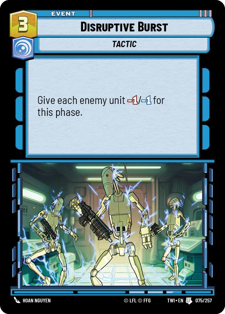 Disruptive Burst (075/257) (075/257) [Twilight of the Republic] | Fandemonia Ltd