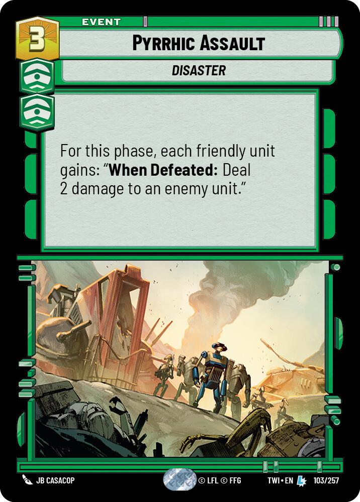Pyrrhic Assault (103/257) (103/257) [Twilight of the Republic] | Fandemonia Ltd