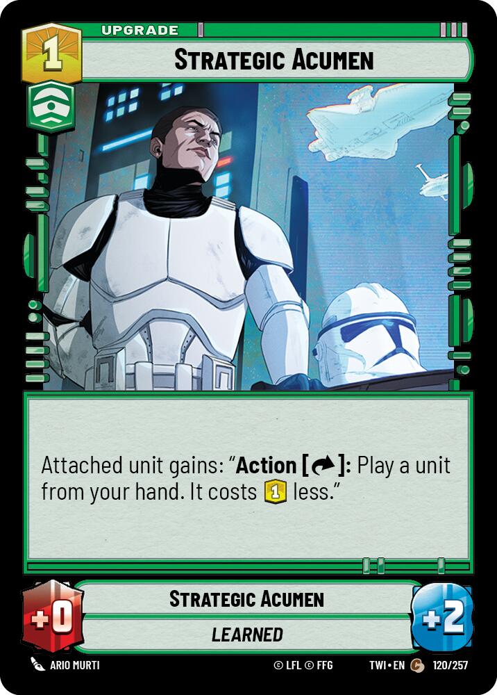 Strategic Acumen (120/257) (120/257) [Twilight of the Republic] | Fandemonia Ltd