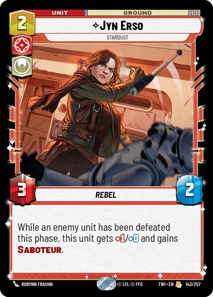 Jyn Erso - Stardust (143/257) (143/257) [Twilight of the Republic] | Fandemonia Ltd