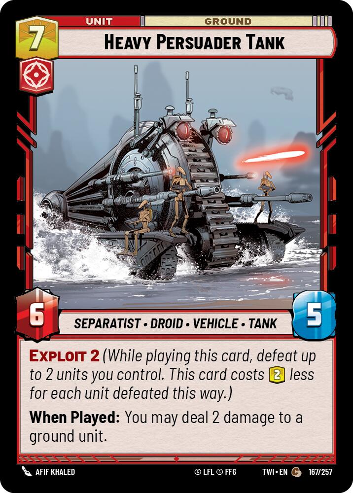 Heavy Persuader Tank (167/257) (167/257) [Twilight of the Republic] | Fandemonia Ltd