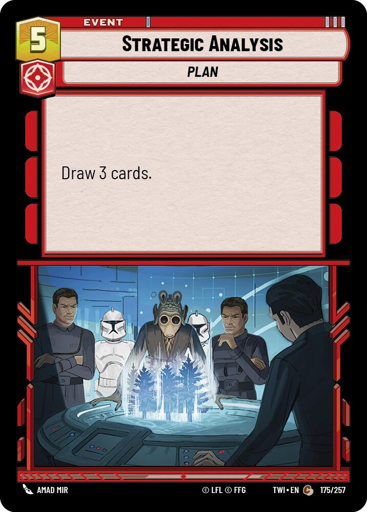 Strategic Analysis (175/257) (175/257) [Twilight of the Republic] | Fandemonia Ltd
