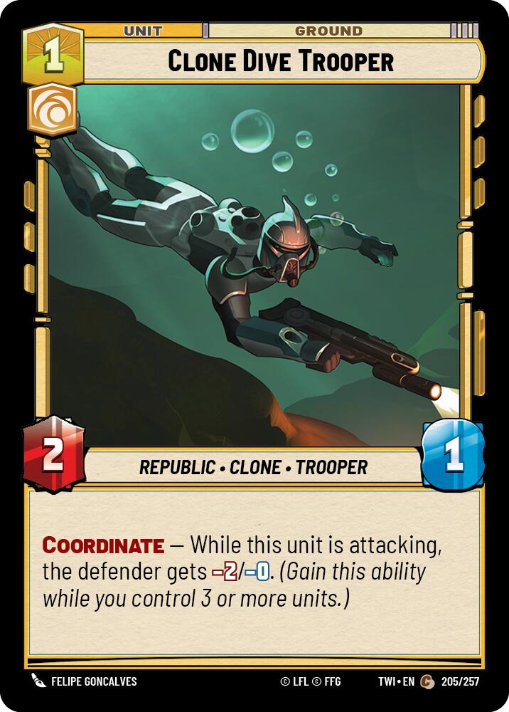 Clone Dive Trooper (205/257) (205/257) [Twilight of the Republic] | Fandemonia Ltd
