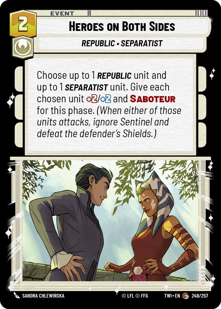 Heroes on Both Sides (249/257) (249/257) [Twilight of the Republic] | Fandemonia Ltd