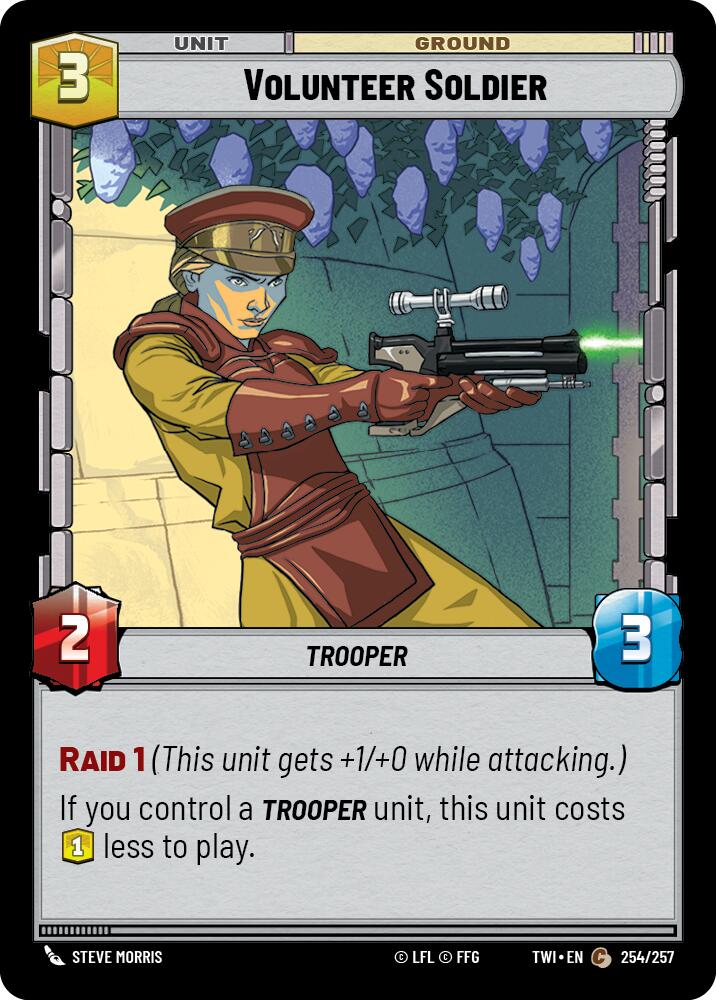 Volunteer Soldier (254/257) (254/257) [Twilight of the Republic] | Fandemonia Ltd