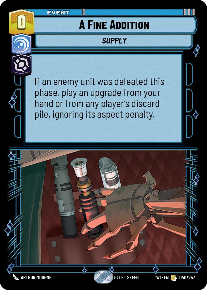 A Fine Addition (040/257) (040/257) [Twilight of the Republic] | Fandemonia Ltd